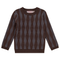 Knitted Wave Crewneck Sweater