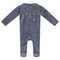 Double Press Look Rib Velour Onesie