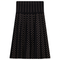 Pleated Gold Lurex Knit Skirt