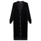 Cotton Velour Long Cardigan