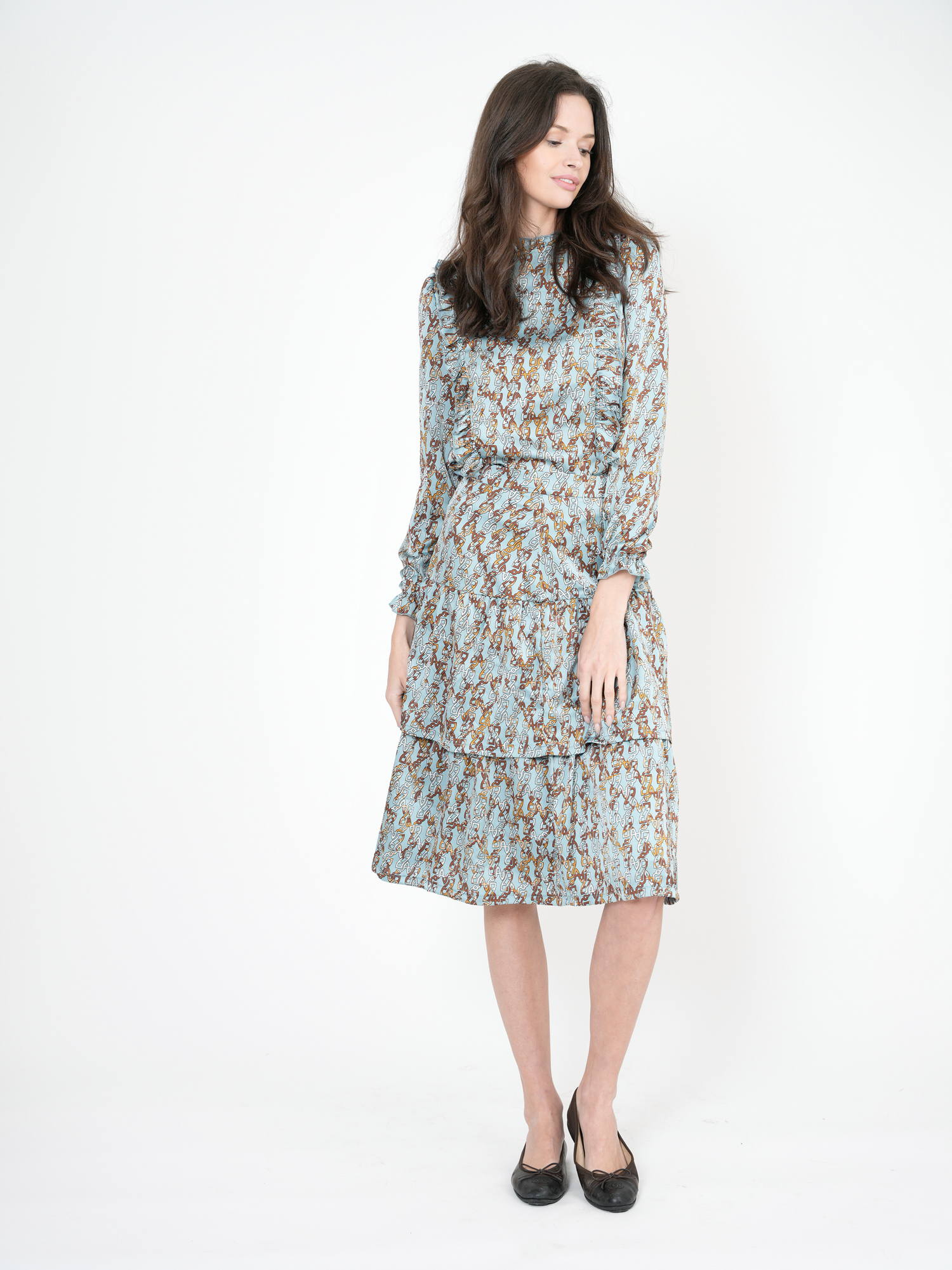 Square Chaine Print 2pc Set
