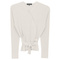 Wrap Pointelle Knit Top