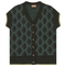 Diamond Jacquard Knit Vest Cardigan