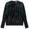 Flocked Velour Rib Bubble Top