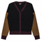 Color Blocked Knit Cardigan