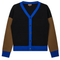 Color Blocked Knit Cardigan