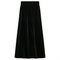 A Line Maxi Slinky Velour Skirt