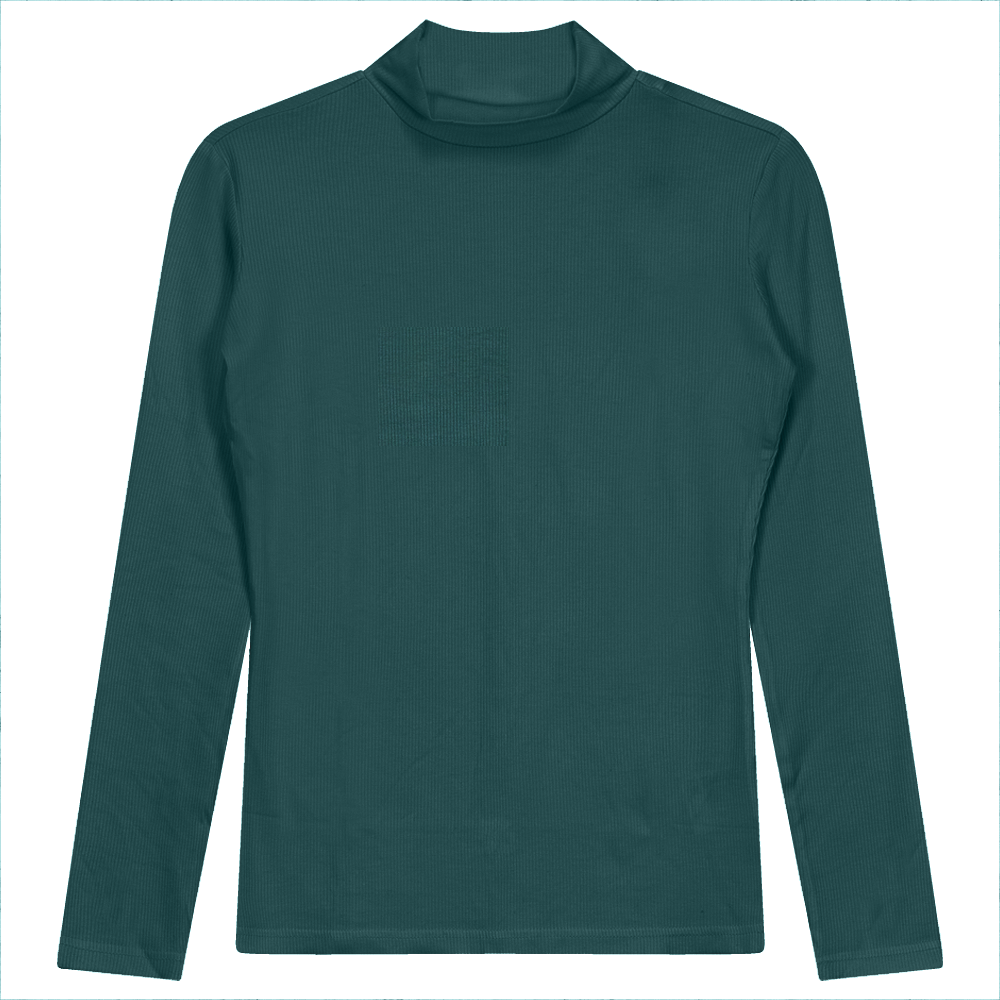 Mock Neck Layering Tee