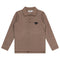 Ribbed Long Sleeve Polo