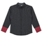 Ribbed Top with Contrast Cuff