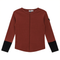 Contrast Cuffs Rib Top