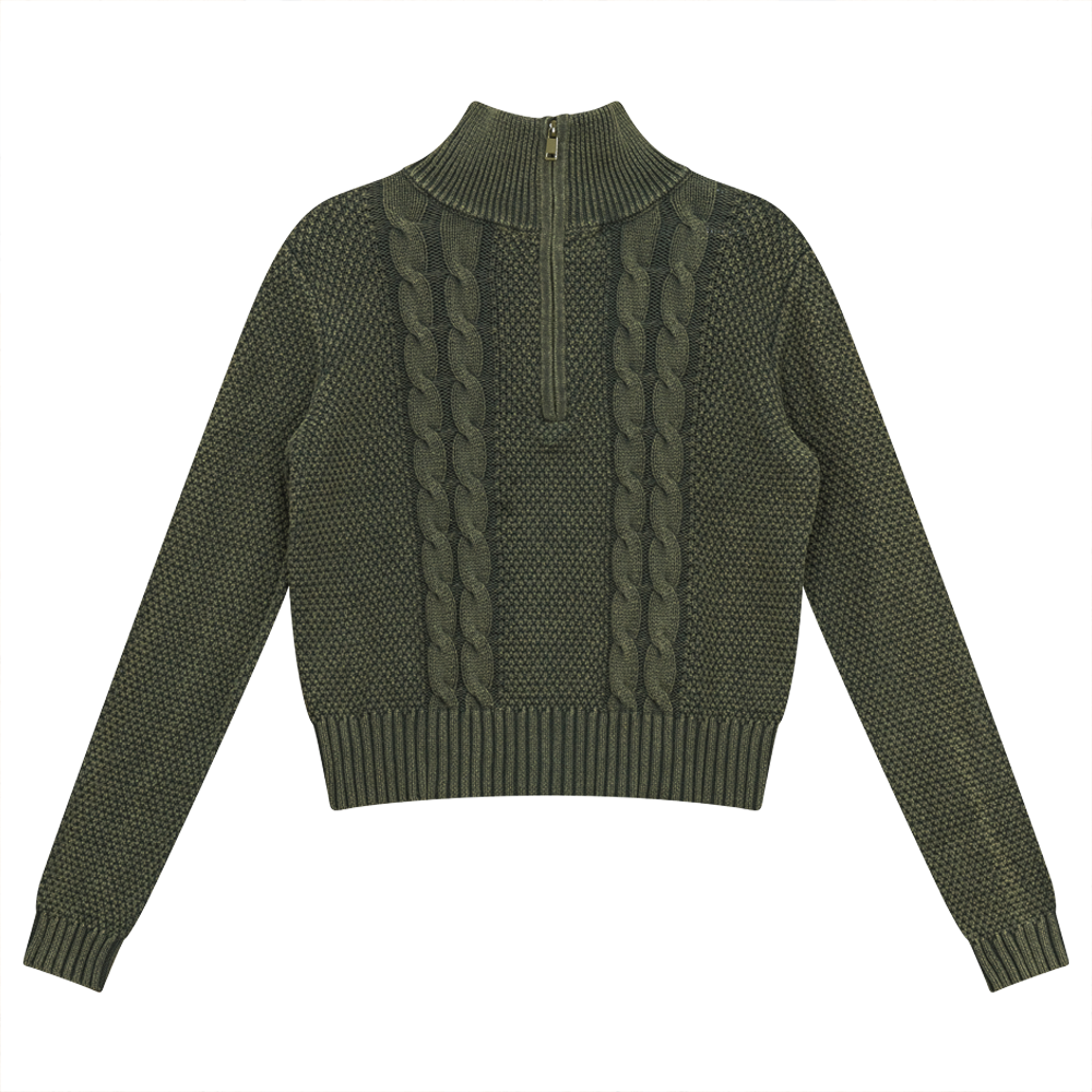 Cable Knit Crew Neck