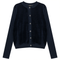 Cotton Velour Cardigan