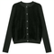 Cotton Velour Cardigan