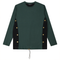 Knit Shirting Combo Bungee Top
