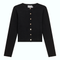 Cropped Knit Cardigan
