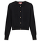Cropped Knit Cardigan With Pocket