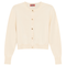 Cropped Knit Cardigan With Pocket