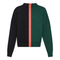 Mock Neck Color Block Sweater