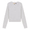 Cropped Ribbed Knit Cardigan