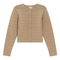 Ribbed Knit Cropped Cardigan