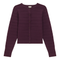Ribbed Knit Cropped Cardigan