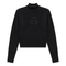 Cropped Knit Turtle Neck