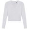 Cropped Ribbed Cardigan
