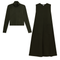 Stretch Midi Pocket Jumper With Matching Turtle Neck