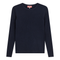 Ribbed Knit Crew Neck Sweater