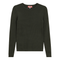 Ribbed Knit Crew Neck Sweater