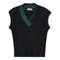Color Blocked Knit Vest