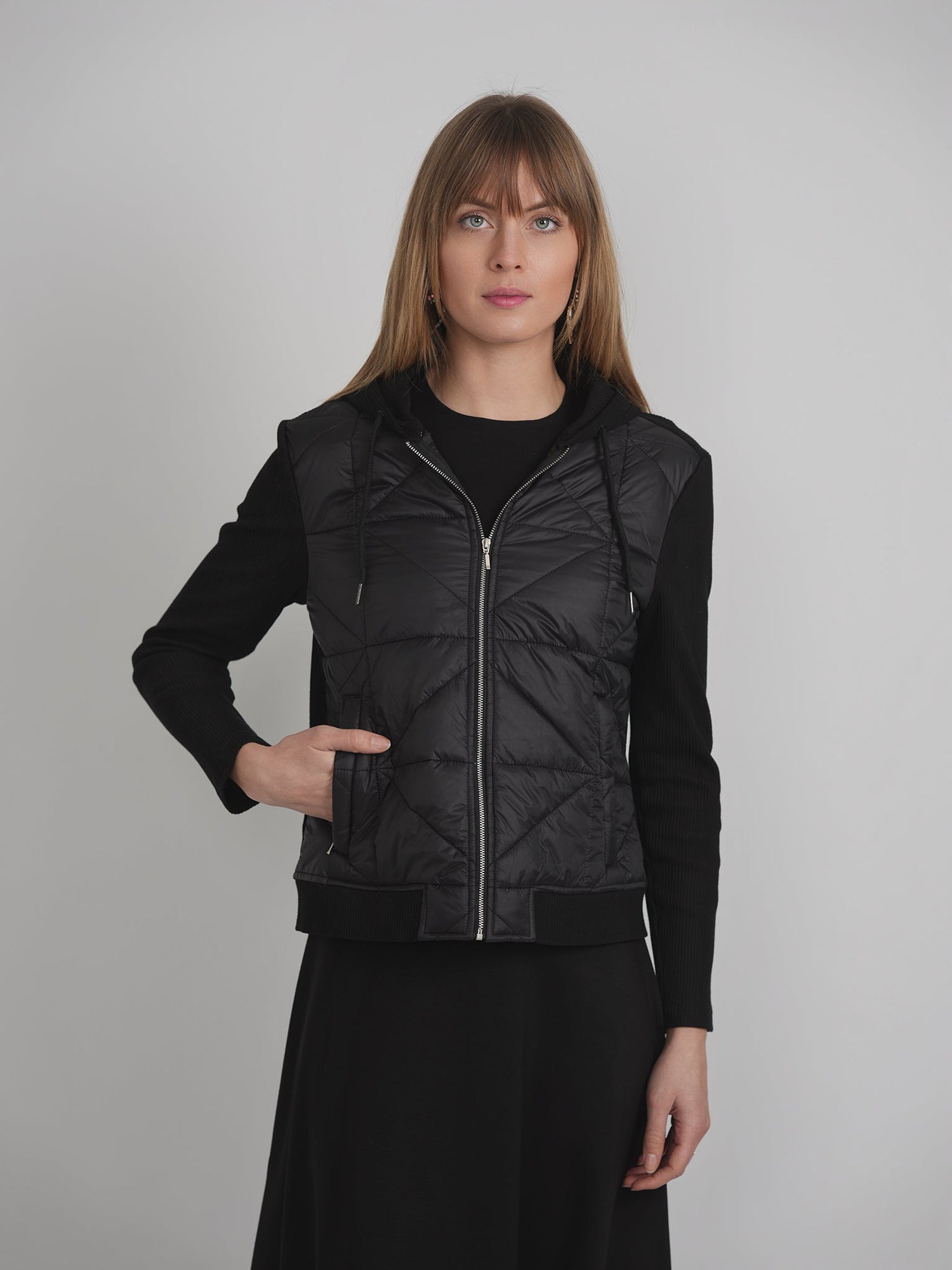 Quilted Hoodie