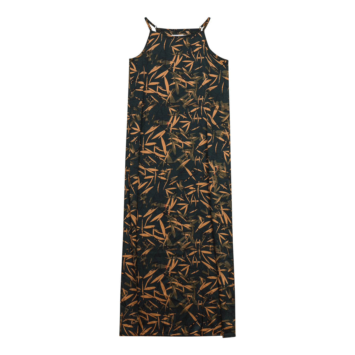 Printed Satin Maxi Jumper