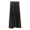 Accordian Pleated Abstract Midi Skirt