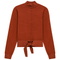 Mock Neck Tie Sweater