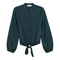 Satin Tie Blouse