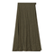 Plaid Fly Front Midi Skirt