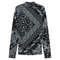 Printed Micro Mock Neck Tee