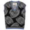 Printed Knit Sweater Vest