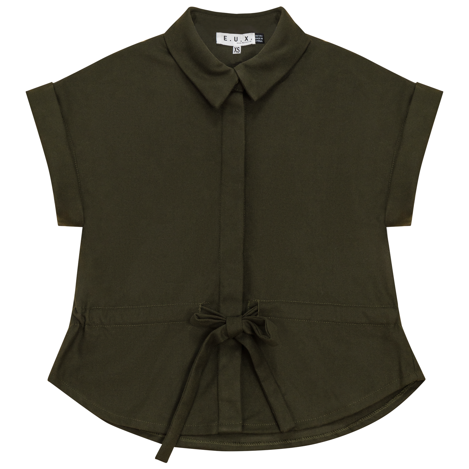 Wool Button Down Drawstring Vest