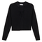 Rib Knit Cropped Tie Bolero