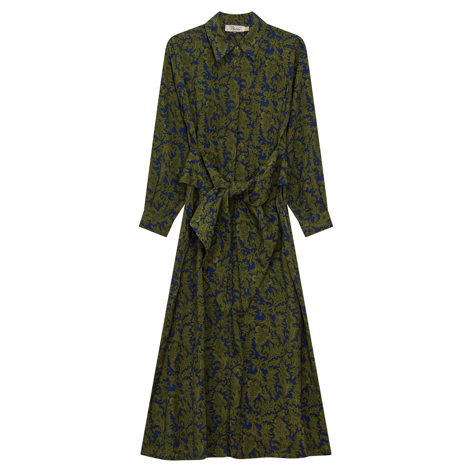 Midi Floral Shirt Dress