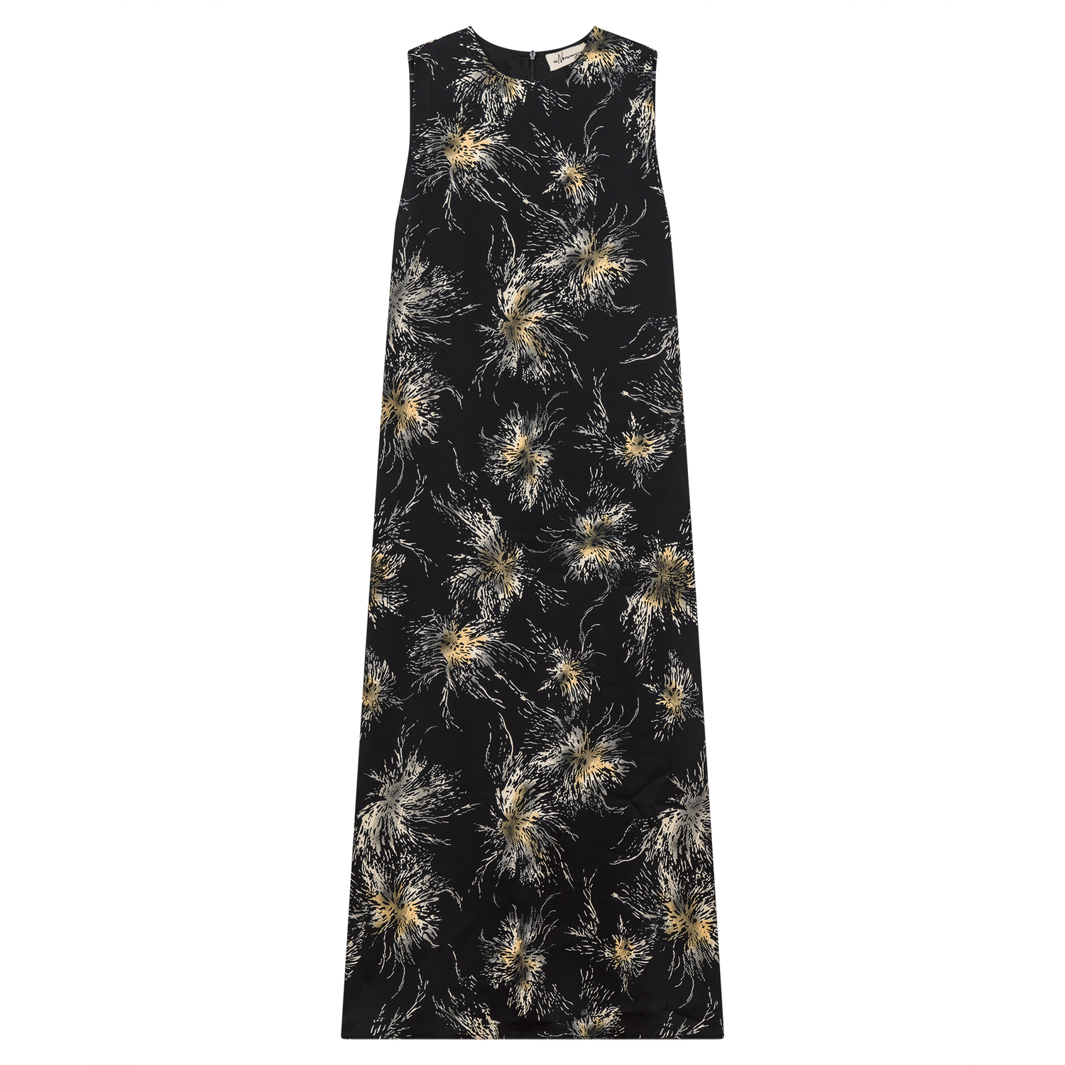 Printed Metalic Chiffon Jumper