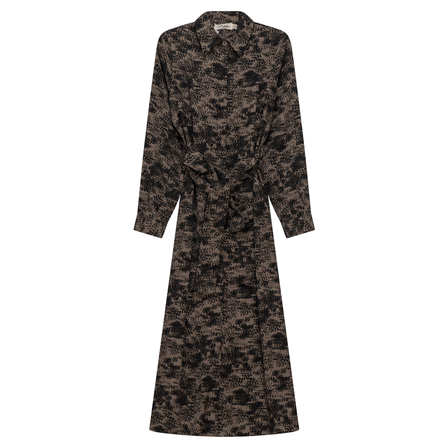 Midi Floral Shirt Dress