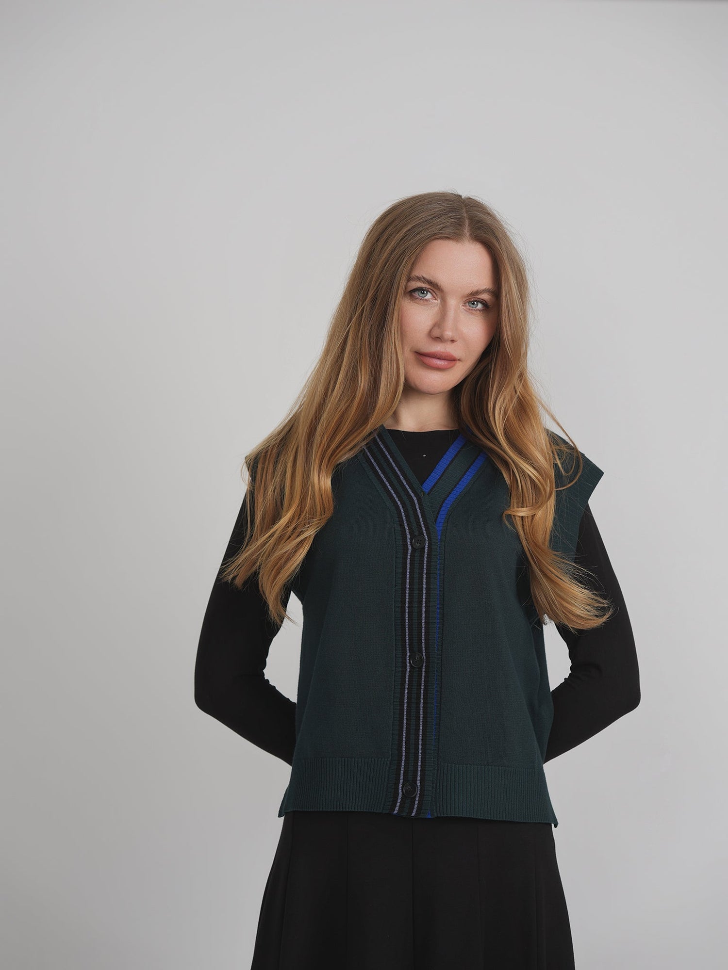 Knit Vest Cardigan