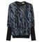 Flocked Velour Rib Bubble Top