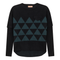 High Low Knit 2 Tone Sweater