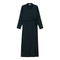 Satin Wrap Shirt Dress