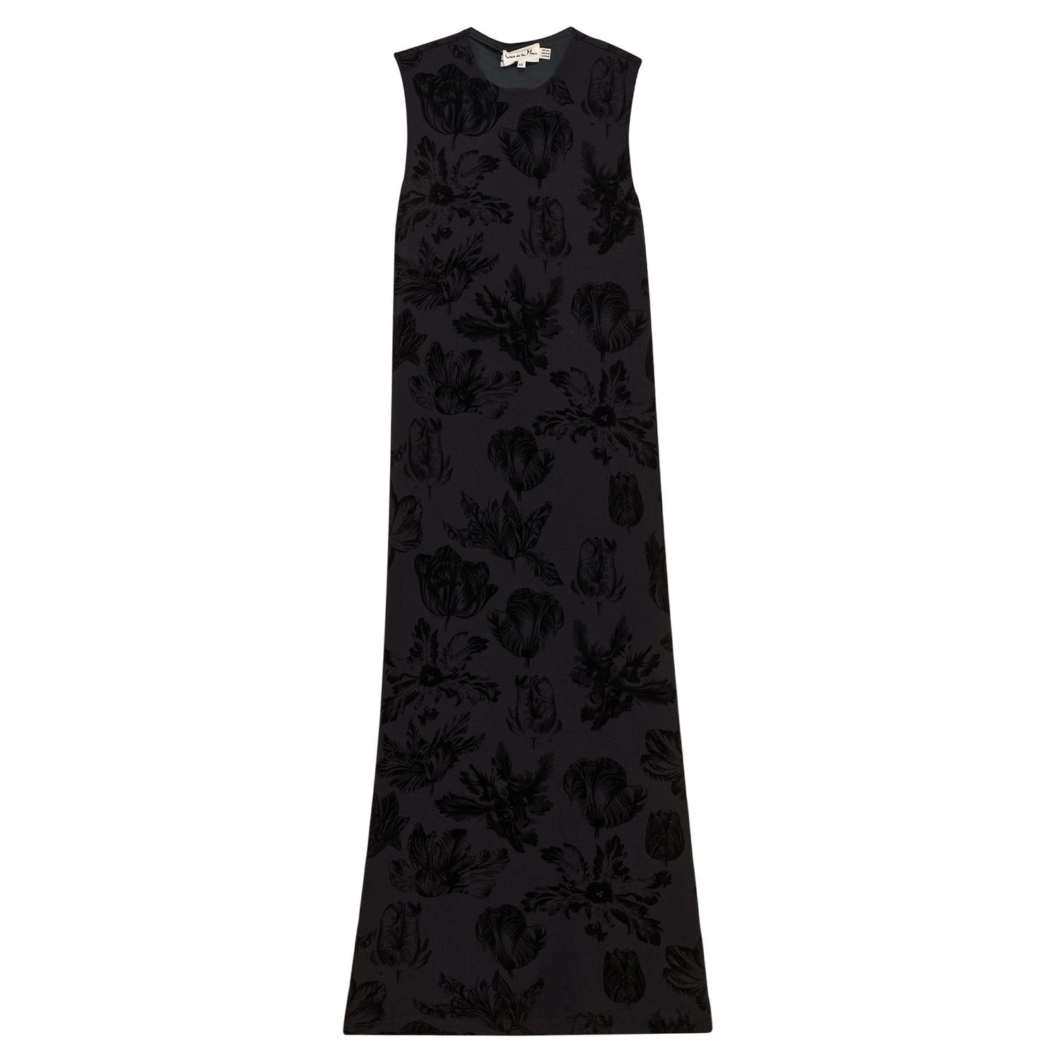 Flocked Velour Maxi Jumper